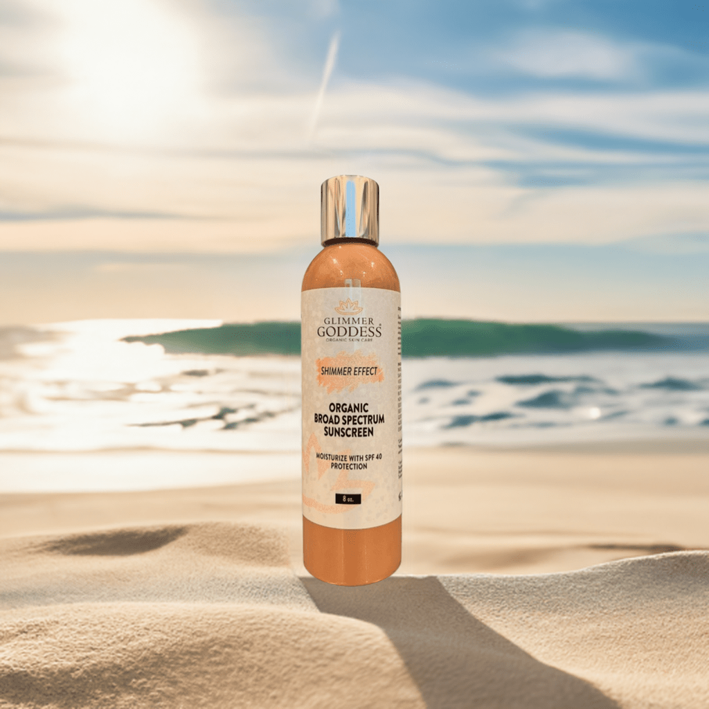 Goddess Glow Shimmer Suntan Lotion SPF 40 - Reef-Safe Radiance