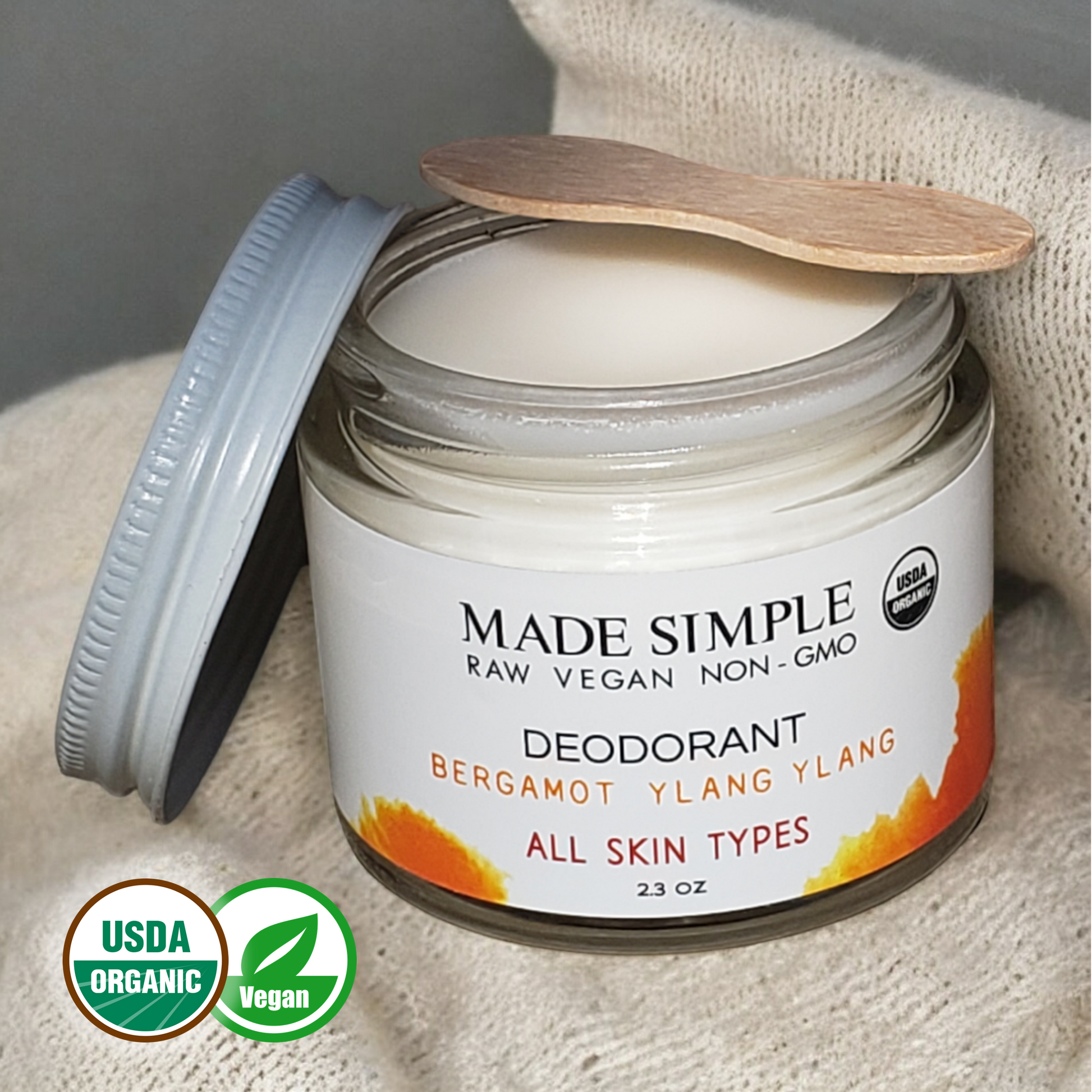 Bergamot Ylang Ylang Deodorant - Certified Organic, Vegan & Cruelty-free-4